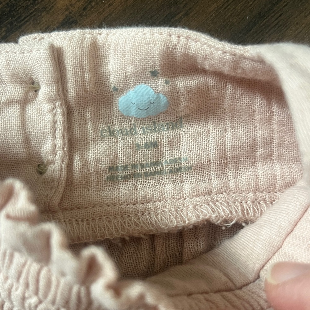 Cloud Island Blush Ruffle Top - Picture 2 of 4